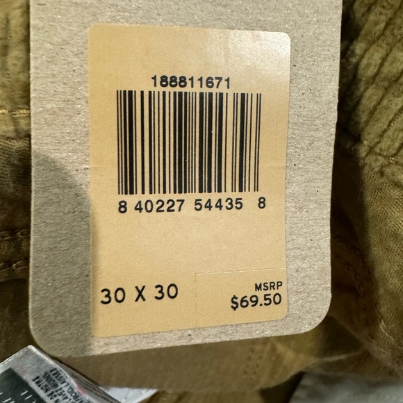 Levis  711 Skinny  Mid Rise Corduroy Pants 30 x 30 NEW - Picture 8 of 10